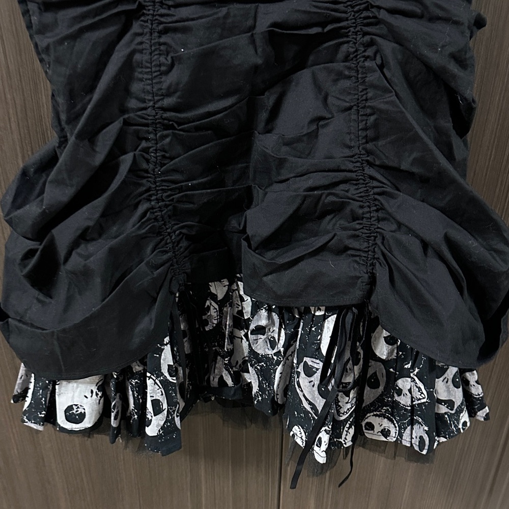 Disney Black and‎ White Striped Nightmare Before Christmas Dress - Picture 8 of 8